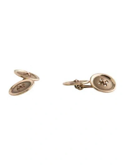 Pre-owned Cufflinks 14k Button  In Multi