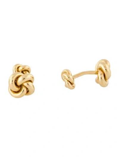 Pre-owned Cufflinks 14k Love Knot  In Multi