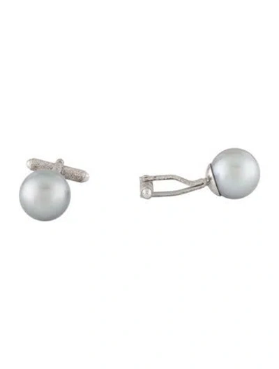 Pre-owned Cufflinks 14k Pearl  In Multi