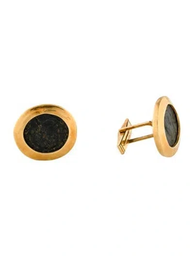Pre-owned Cufflinks 18k Coin  In Multi