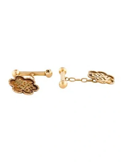 Pre-owned Cufflinks 20k  In Multi