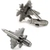 Cufflinks, Inc . 3d Military Jet Cuff Links In Silver