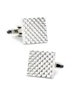 Cufflinks, Inc . Apex Square Cufflinks In Silver