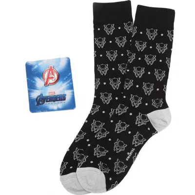 Cufflinks, Inc . Black Panther Crew Socks & Lapel Pin Set