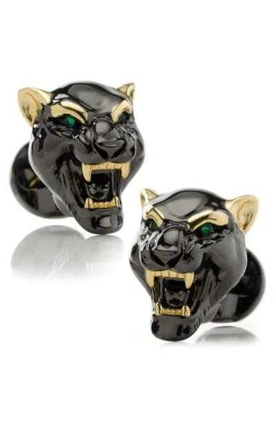 Cufflinks, Inc . Black Panther Cuff Links In Multi