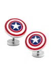 Cufflinks, Inc Captain America Shield Cufflinks In Multi