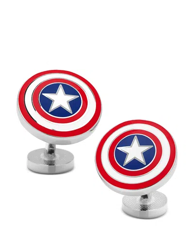 Cufflinks, Inc Captain America Shield Cufflinks In Multi