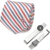 Cufflinks, Inc . Captain America Shield Tie Bar & Tie Set In Multi