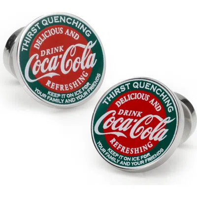 Cufflinks, Inc Coca-cola Vintage Cuff Links In Green