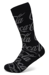 Cufflinks, Inc . Coke Crew Socks In Black