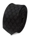 Cufflinks, Inc Black Darth Vader Silk Skinny Tie In Black