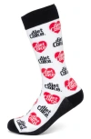 Cufflinks, Inc . Diet Coke Crew Socks In White