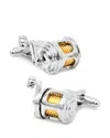 Cufflinks, Inc Fishing Reel Cufflinks In Silver