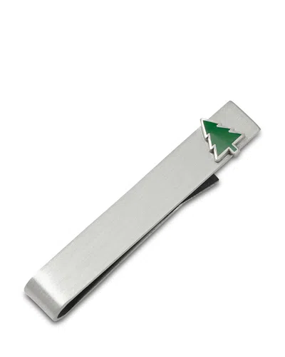 Cufflinks, Inc Holiday Tree Tie Bar In Silver