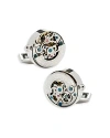 Cufflinks, Inc Men's Ox & Bull Trading Co. Watch Cufflinks In Silver