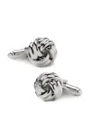 Cufflinks, Inc Knot Cufflinks In Silver