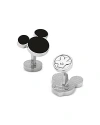 Cufflinks, Inc Mickey Mouse Silhouette Cufflinks In Black