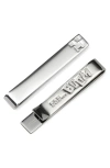 Cufflinks, Inc . Minecraft Creeper Hidden Message Bar Tie In Silver