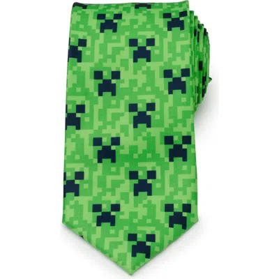 Cufflinks, Inc . Minecraft Creeper Tie In Green