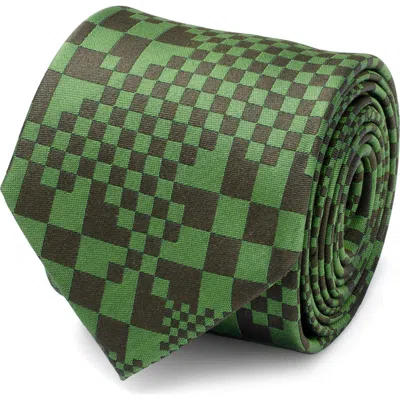 Cufflinks, Inc . Minecraft Hidden Creeper Silk Tie In Multi