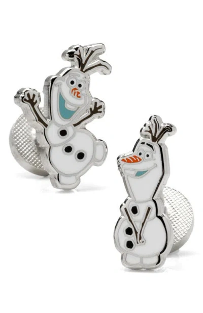 Cufflinks, Inc . Olaf Action Cuff Links In Metallic