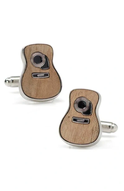 Cufflinks, Inc . Opry Acoustic Guitar Cuff Links In Metallic