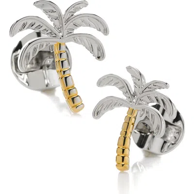 Cufflinks, Inc Palm Tree Plated Cuff Links In Gold