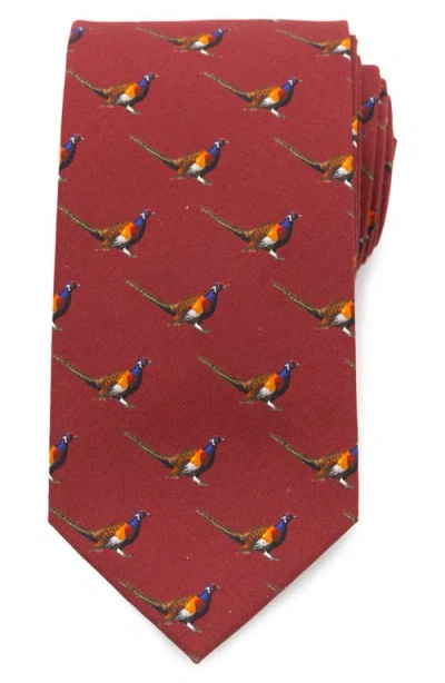 Cufflinks, Inc . Pheasant Bird Cotton Tie In Brown
