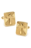 Cufflinks, Inc . Radiant Cross Cuff Links In Gold