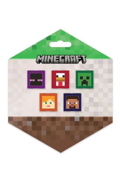 Cufflinks, Inc . Set Of 5 Minecraft Collector Lapel Pins