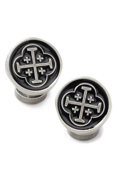 Cufflinks, Inc . Shipwreck Cross Coin Cuff Links In Black