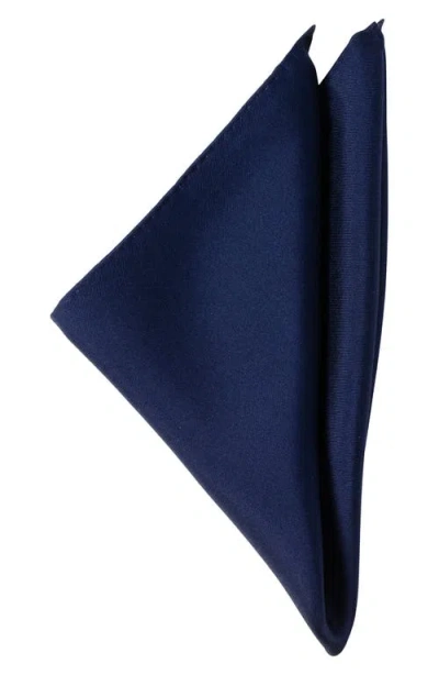 Cufflinks, Inc . Silk Pocket Square In Blue
