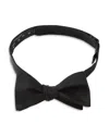 Cufflinks, Inc Solid Self Tie Silk Bow Tie In Black