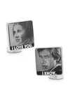 Cufflinks, Inc Star Wars I Love You I Know Cufflinks In Gray