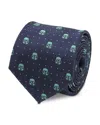 Cufflinks, Inc Star Wars Mandalorian Helmet Dotted Tie In Navy