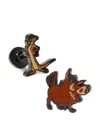 Cufflinks, Inc Timon & Pumbaa Hakuna Matata Cufflinks In Brown