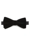 Cufflinks, Inc . Vincent De Paul Black Velvet Bow Tie In Black