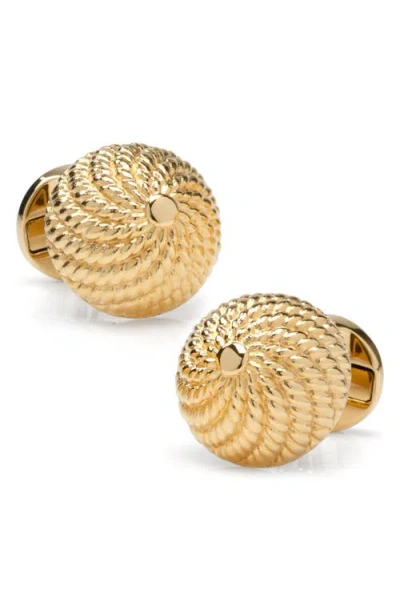 Cufflinks, Inc . Vincent De Paul Colony Studs & Cufflinks Set In Gold
