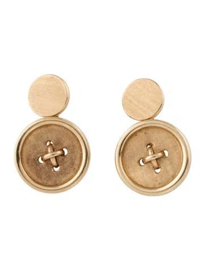 Pre-owned Cufflinks Lindsay & Co. 14k Button  In Multi