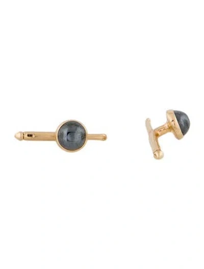 Pre-owned Cufflinks Vintage 14k Spinel  In Multi