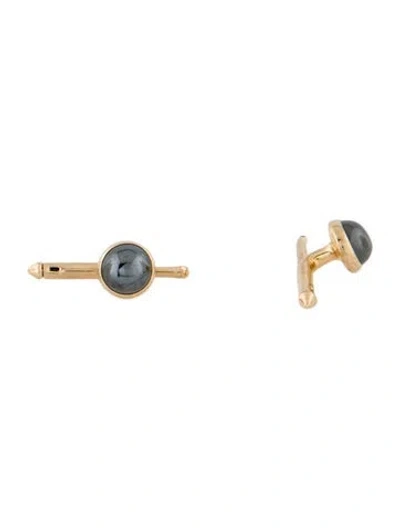 Pre-owned Cufflinks Vintage 14k Spinel  In Multi
