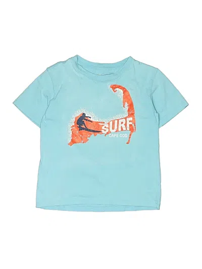 Pre-owned Cuffy's Of Cape Cod Kids' Short Sleeve T-shirt In Blue