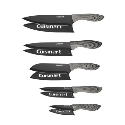 Cuisinart 10 Piece Assorted Knife Set In Gray