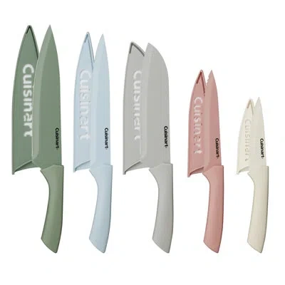 Cuisinart 10pc Ceramic Coated Cutlery Set In Various