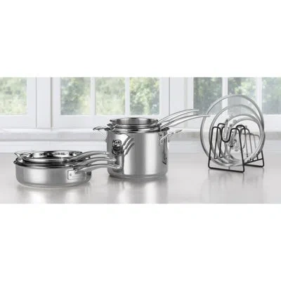 Cuisinart 11 Piece Stainless Steel Cookware Set In Silver
