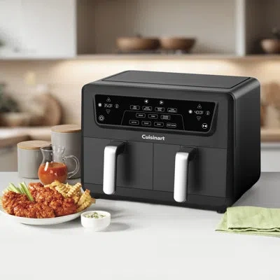 Cuisinart 11qt Dual Zone Basket Air Fryer In Black