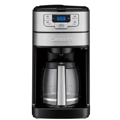 Cuisinart 12 Cups Black Grind And Brew Coffee Maker In Gray