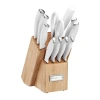 Cuisinart 12-pc. Knife Block Set In White
