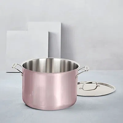 Cuisinart 12 Qt. Stockpot With Cover – Vintage Rose In Stainless Steel
