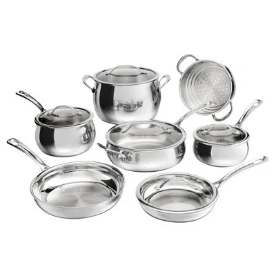 Cuisinart 12-pc Pureclad Triple-ply Stainless Steel Cookware Set